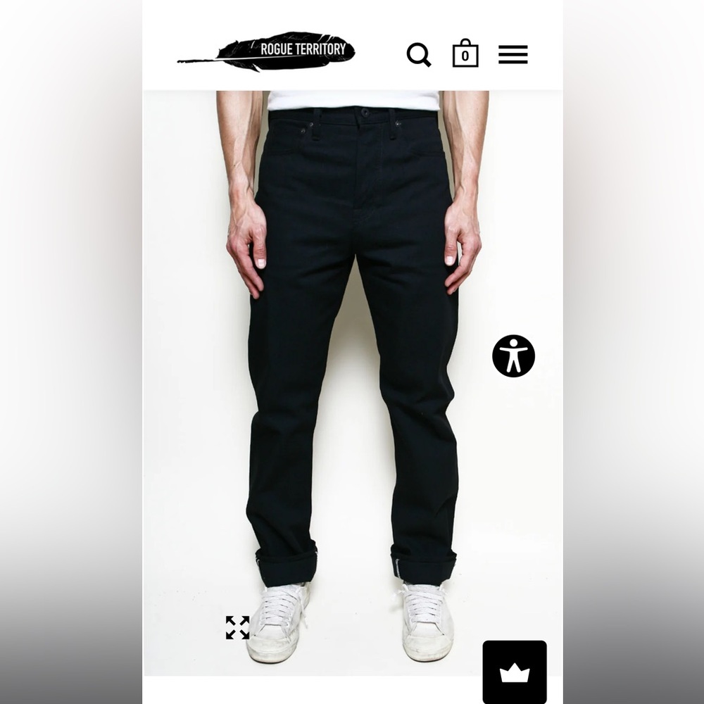 Rogue Territory Men's Dark Jeans